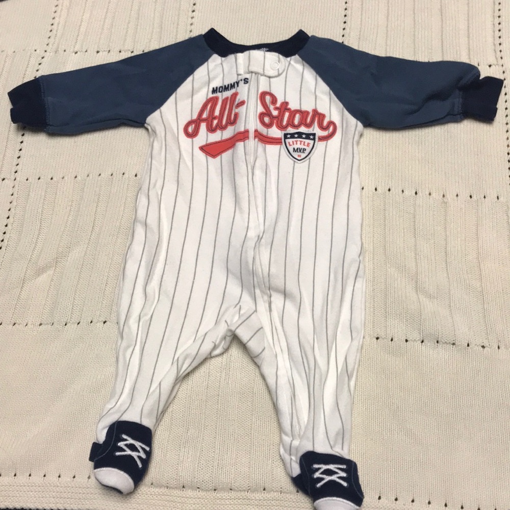 Baseball sleep and play 3 months